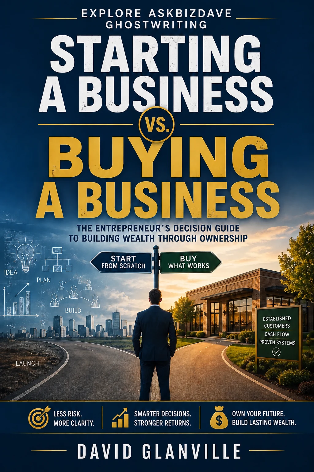 Starting a Business vs. Buying a Business book cover